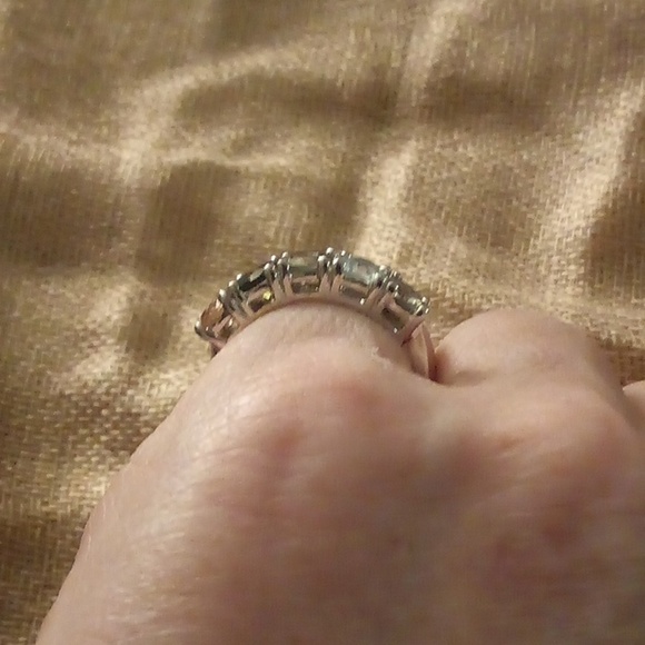NWT Gorgeous C.W. Collection Multi Stones Ring 925 Silver - Size 7 - Picture 6 of 14